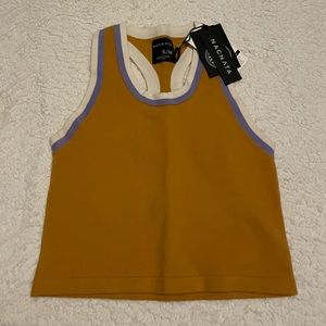 Nagnata Retro Racer Crop Top NWT